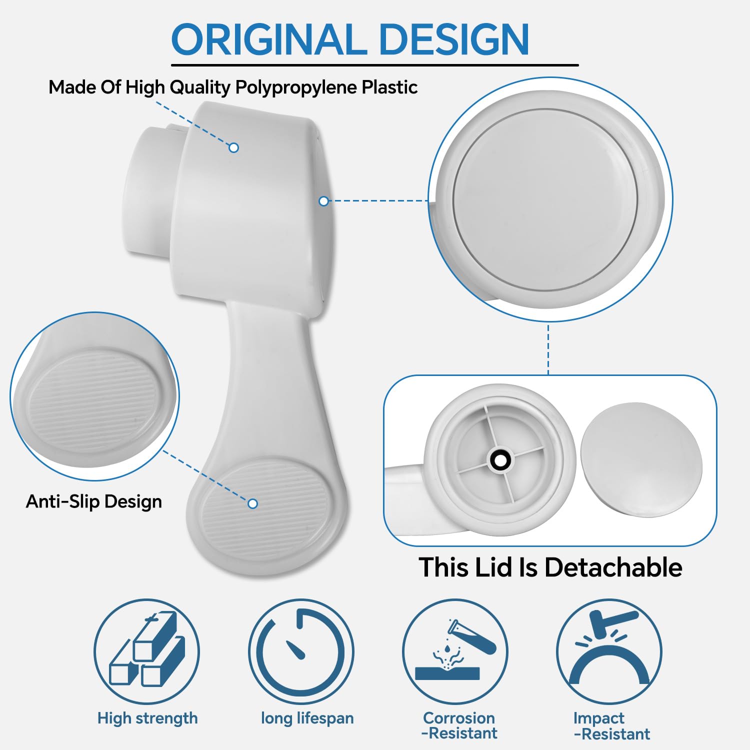 Pedale di scarico per WC RV con guarnizione compatibile con Dometic 300 310 311 320 321 Ricambio RV Flush Toilet Foot Pedal