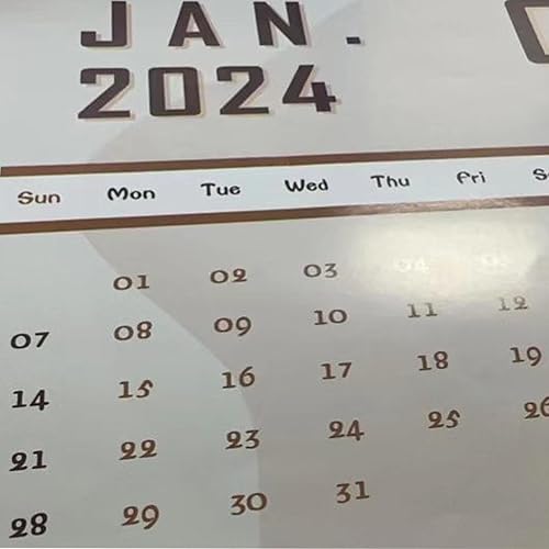 Miniatura 3 de Calendario de pared 2024  Calendario de culo de gato  Calendario de bolas de gato angable enero a diciembre 2024  Calendario mensual de pared 2024