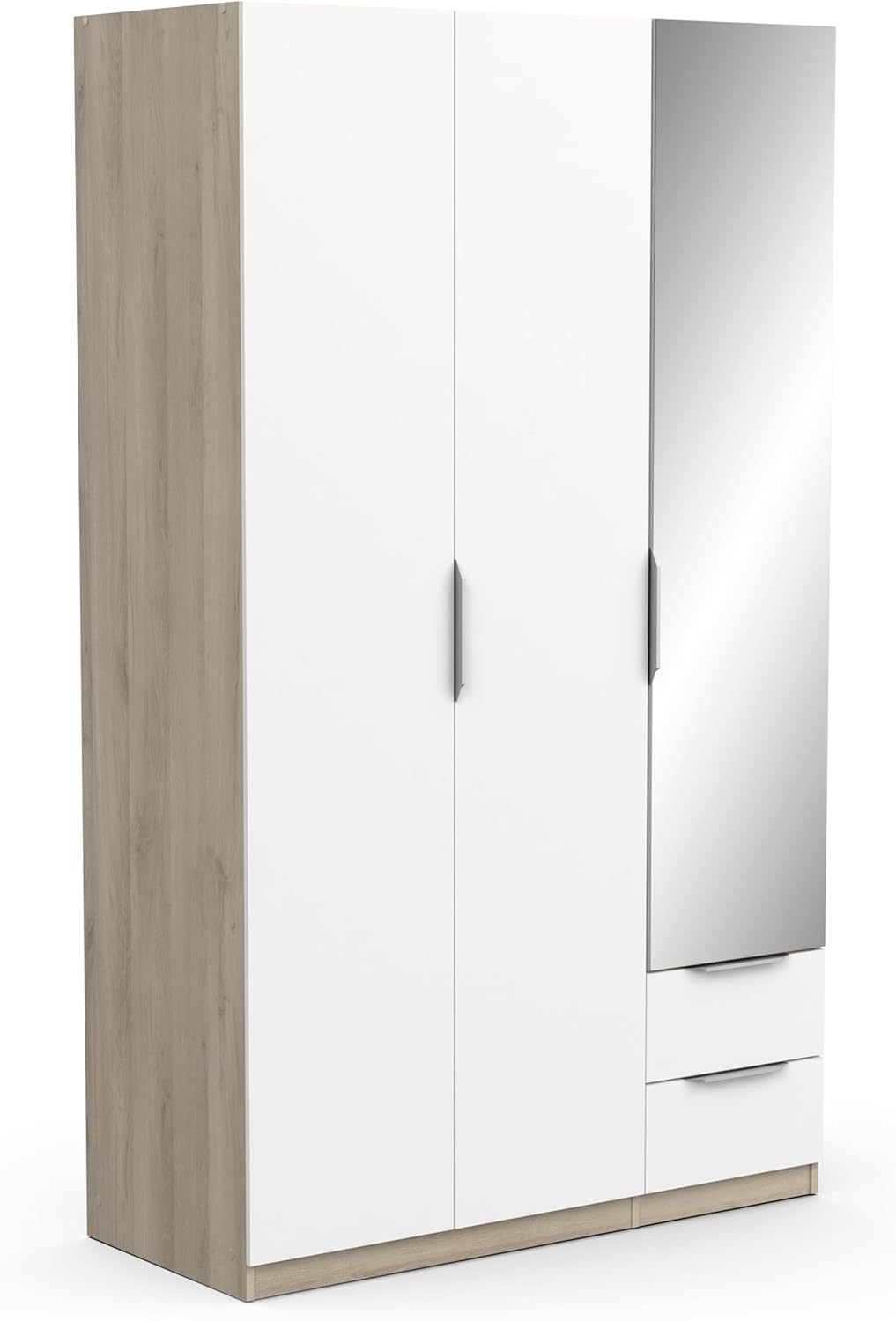 Demeyere Armoire Dressing avec Miroir & Penderie Moderne 3 Portes 2