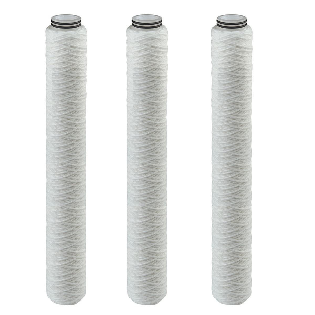 AcquaHOME® KIT 3 FILTRI FA 30" BX 25 MCR CARTUCCIA FILO AVVOLTO PER FILTRARE I SEDIMENTI DELL'ACQUA - ATLAS FILTRI, FILO AVVOLTO BX