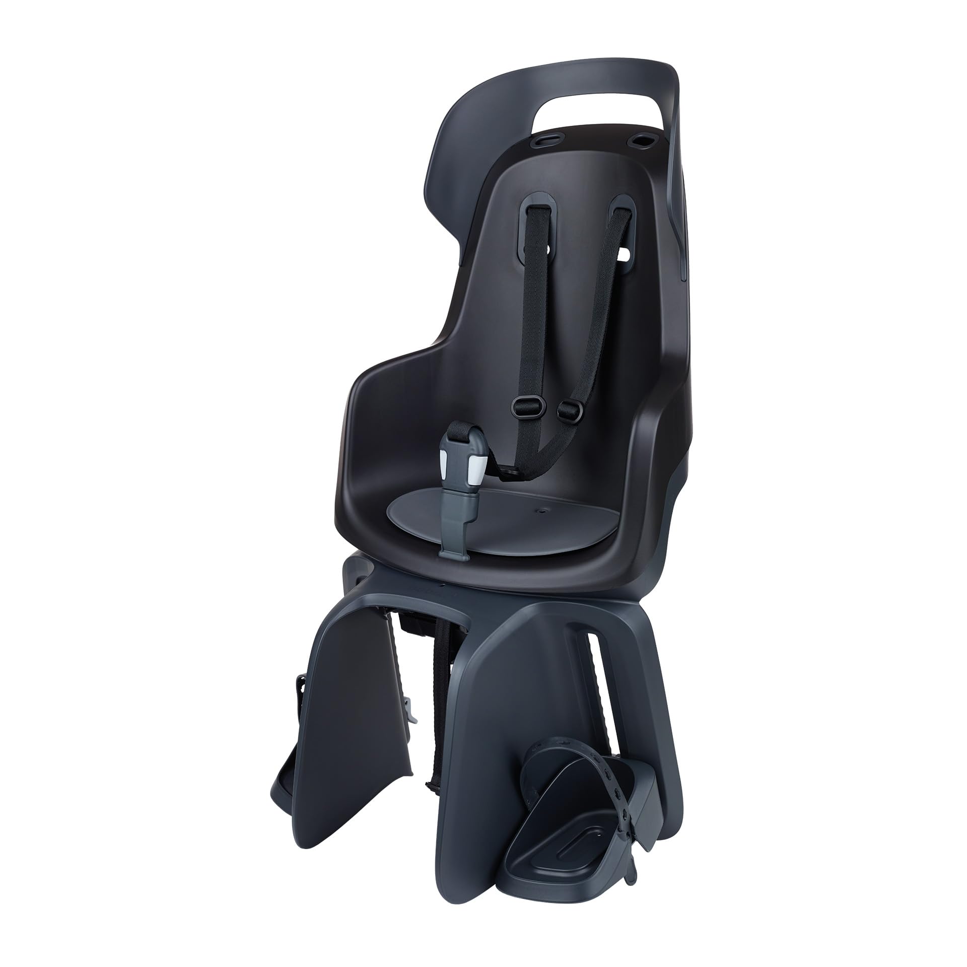 BOBIKE 8011500001 - Siège arrière GO MAXI AVS+, monté sur un porte-bagages AVS+ pour vélos, adapté aux enfants avec un poids maximal de 22 kg, couleur Urban Noir