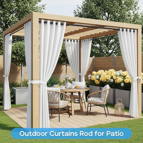 Image of Tension Curtain Rod Black Tension Rod 40 to 113 Inch Spring Curtain Rods Non Slip Tension Rods 1pcs For Windows No Drilling Adjustable Tension Rods of Curtains Window Closet Kitchen Wardrobe