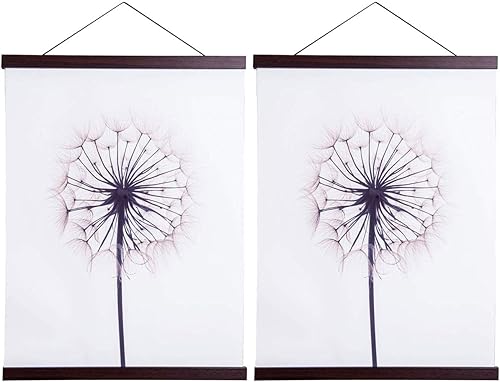 Póster magnético con marco para colgar, marco de madera ligera, lienzo impreso, póster con varios diseños.