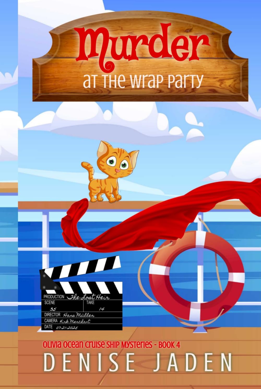 Murder at the Wrap Party: Olivia Ocean Cruise Ship Mysteries (Book 4 - Large Print Edition)