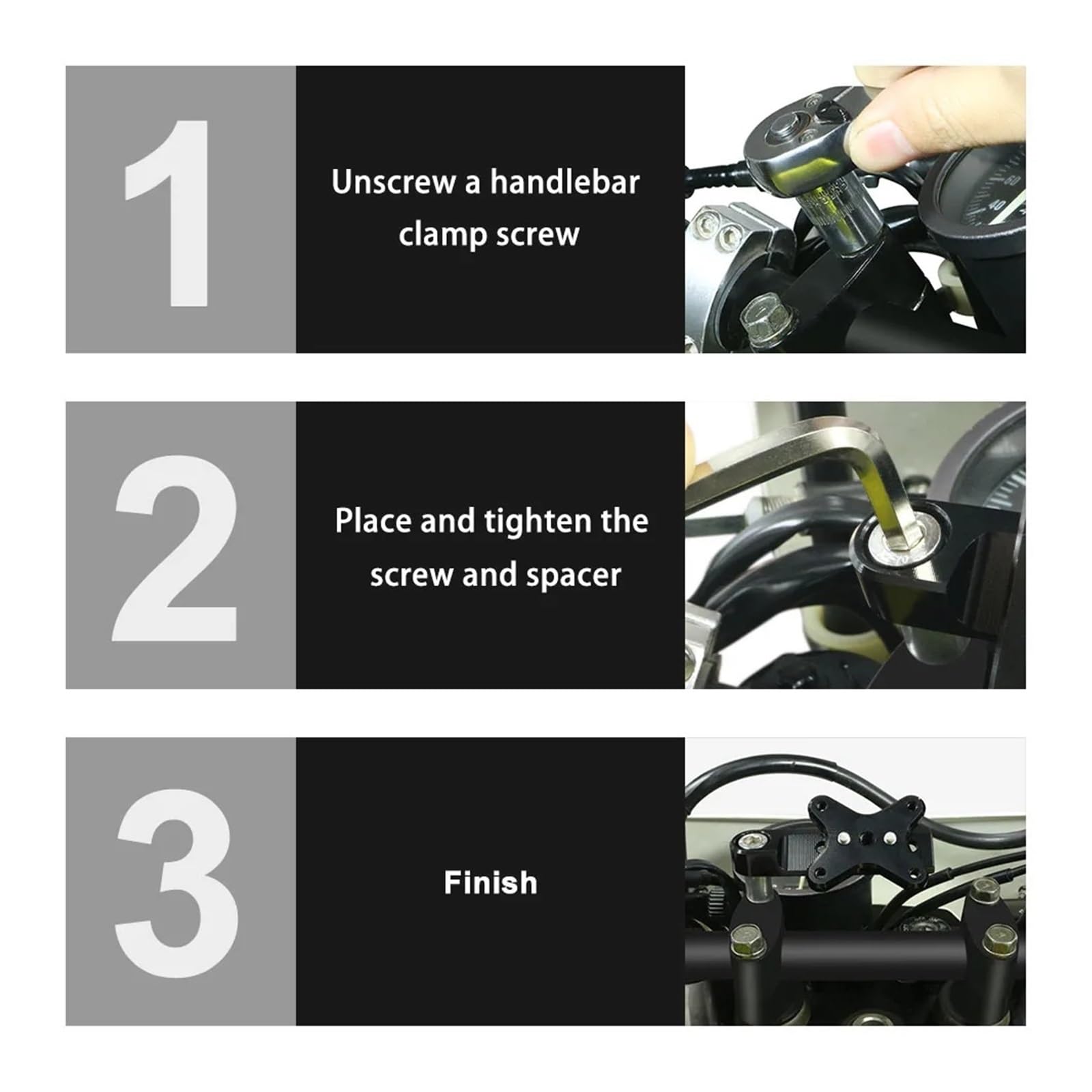Porta Cellulare Moto Per BMW F700GS F650GS Staffa Di Navigazione | F900R F900XR F900GS staffa di navigazione con supporto GPS per manubrio per Adventure(Type 4)