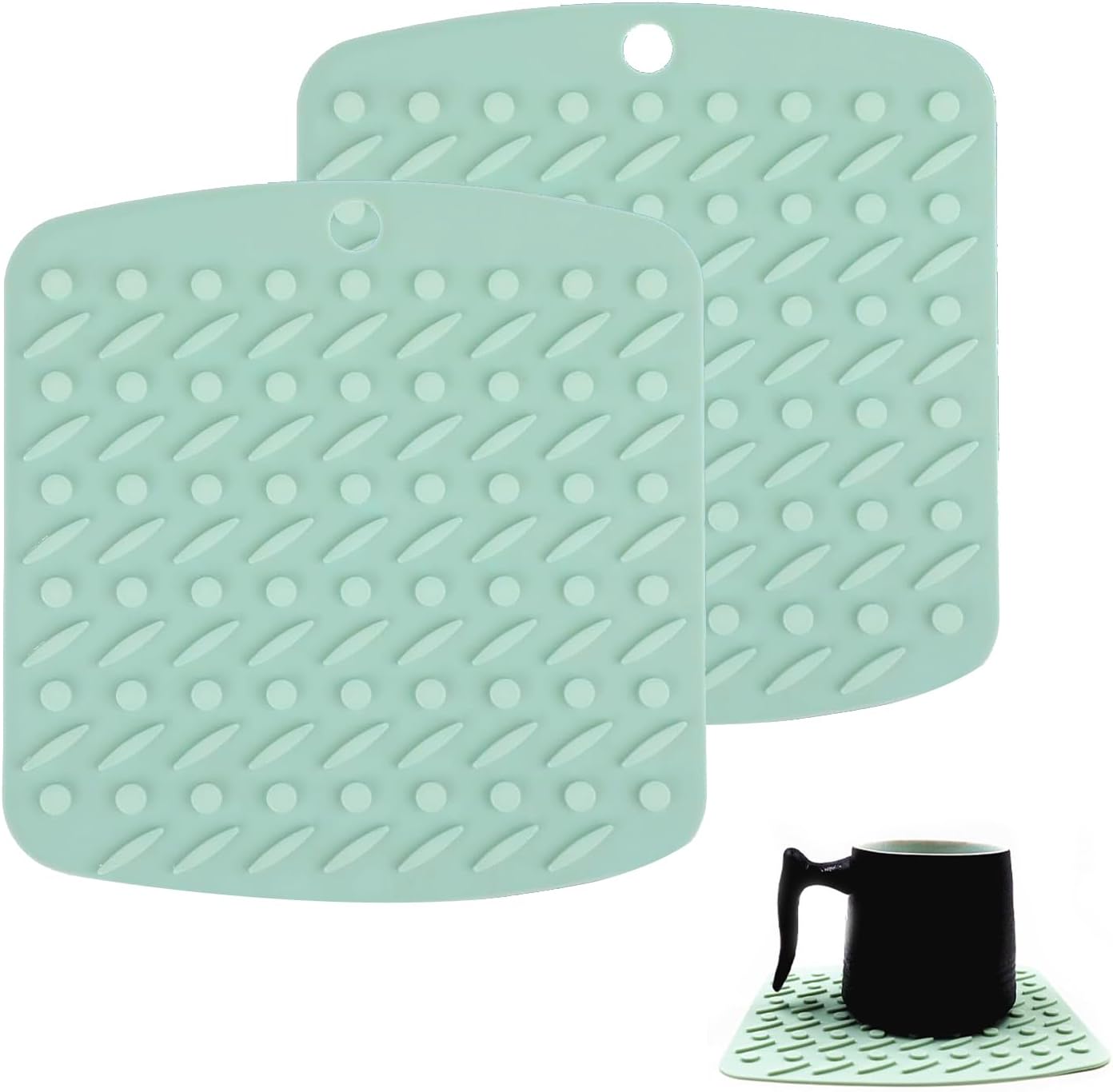 Silicone Mats Non Slip Heat Proof Mats Extra Thick Silicone Trivet Heat