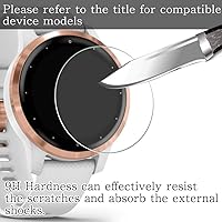 Vista 3 de Protector de pantalla de vidrio templado compatible con Citizen Eco-Drive CALENDRIER BM8478-01L, protectores de película antiarañazos sin burbujas