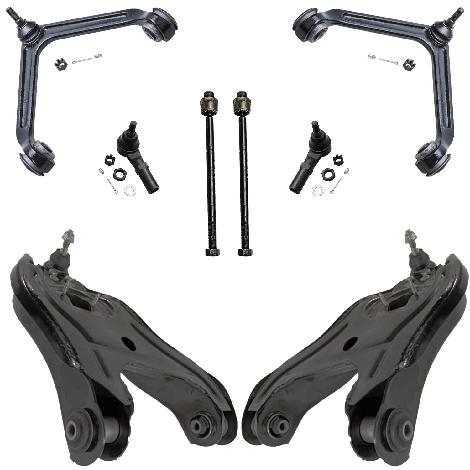 Detroit Axle - RWD 8pc Front End Suspension Kit for 2002-2005