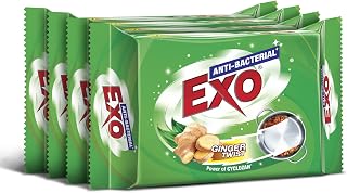 Exo डिशवॉश बार, 400g (100g x 3 N) + 100g फ़्री)/(90g x 4N)