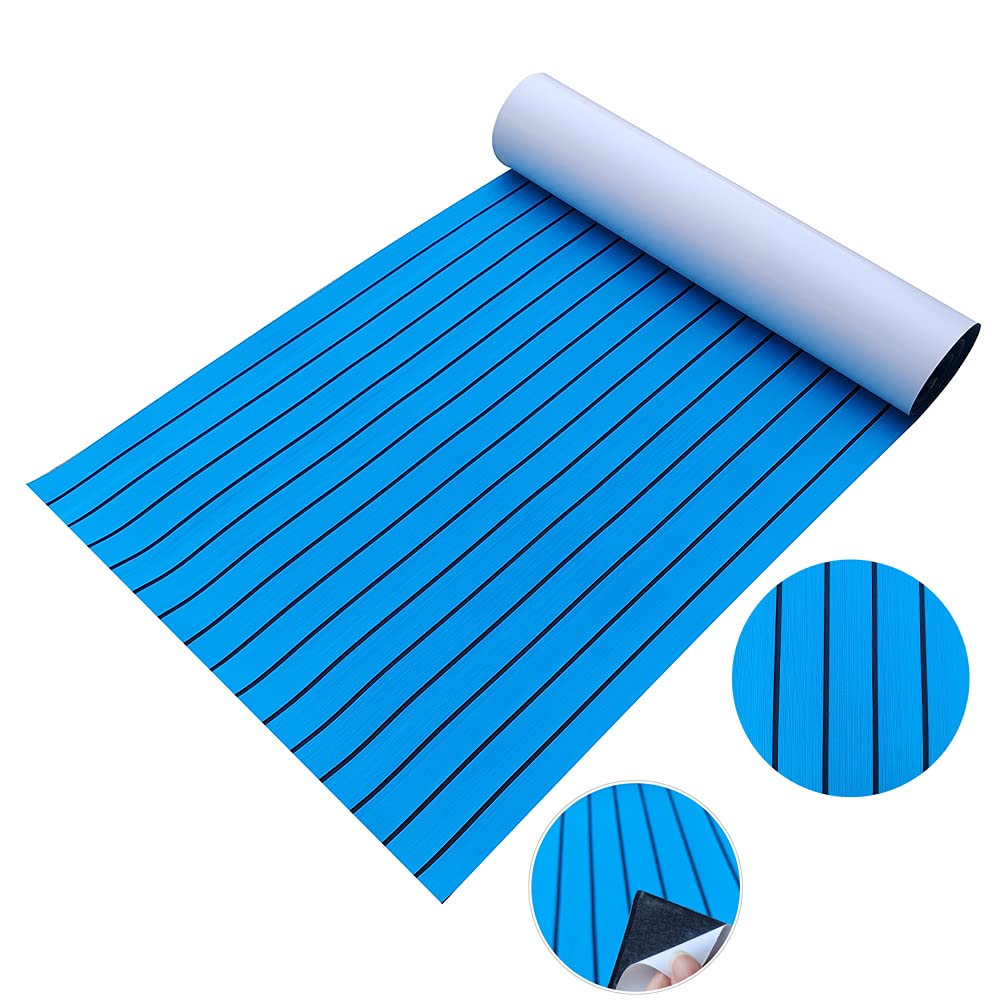 Buy Sea Hardware NonSkid EVA Foam Faux Teak Decking SelfAdhesive Boat