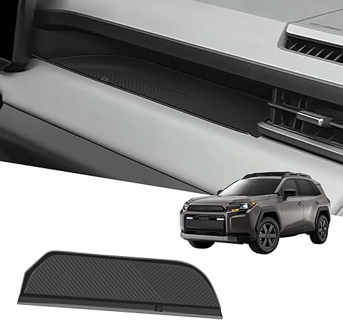 Anti Slip Storage Mat for RAV4 2026 Silicone Black Central Control Dashboard Storage Tray 1 PCS Interior Decoration RAV4 Accessories