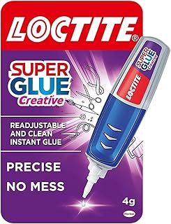 Loctite Super Glue Perfect Pen, Glue Pen for Precise Application, Superglue Gel Dries Clear for Invisible Repairs, Clear Glue for Vertical Surfaces, 3 g