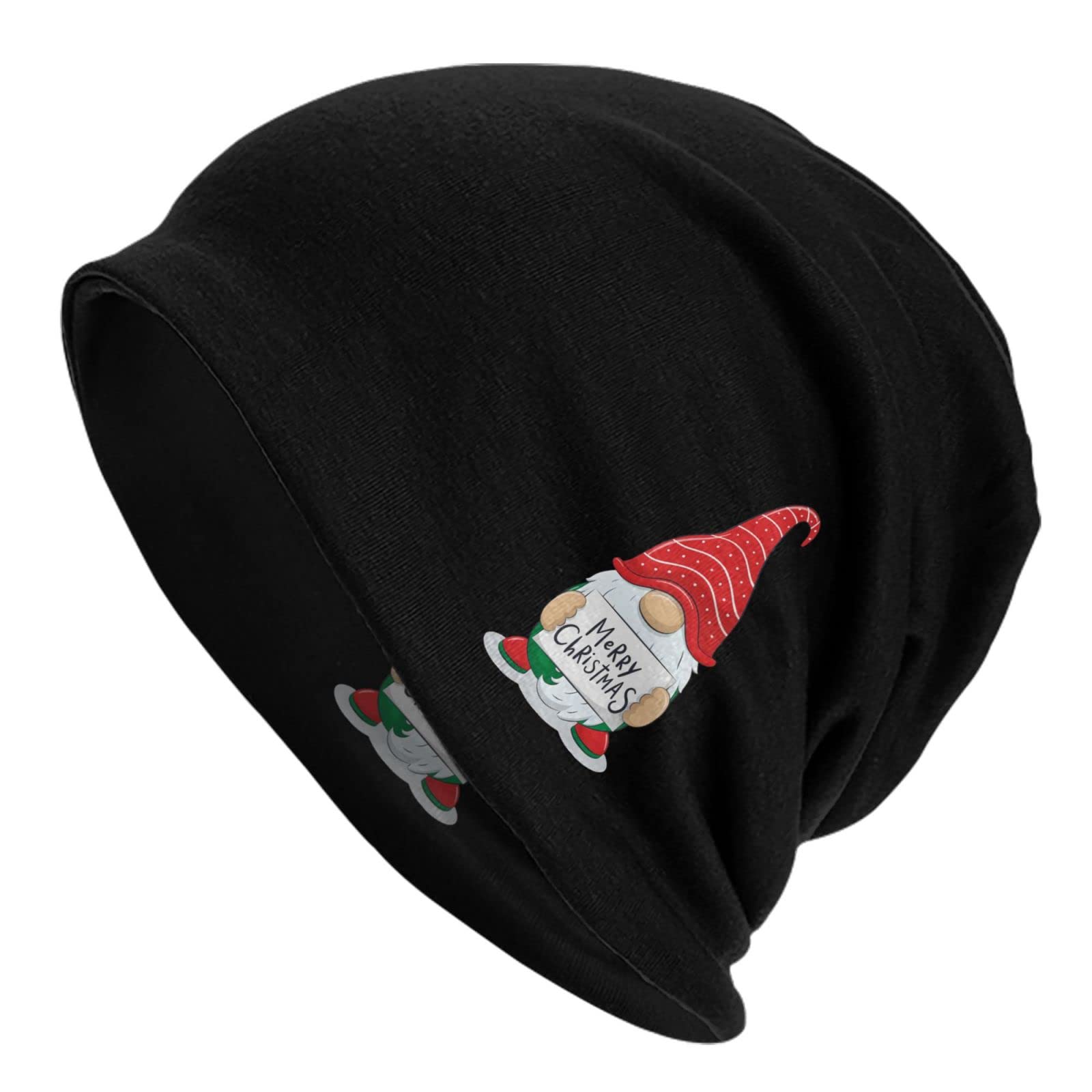 Zerosevenee Unisex Merry Christmas 3 Christmas Snowman Beanie Chemo Hat Cancer Headwear Knitted Hats Baggy Slouchy Scarf Cap Knit Hat For Adult