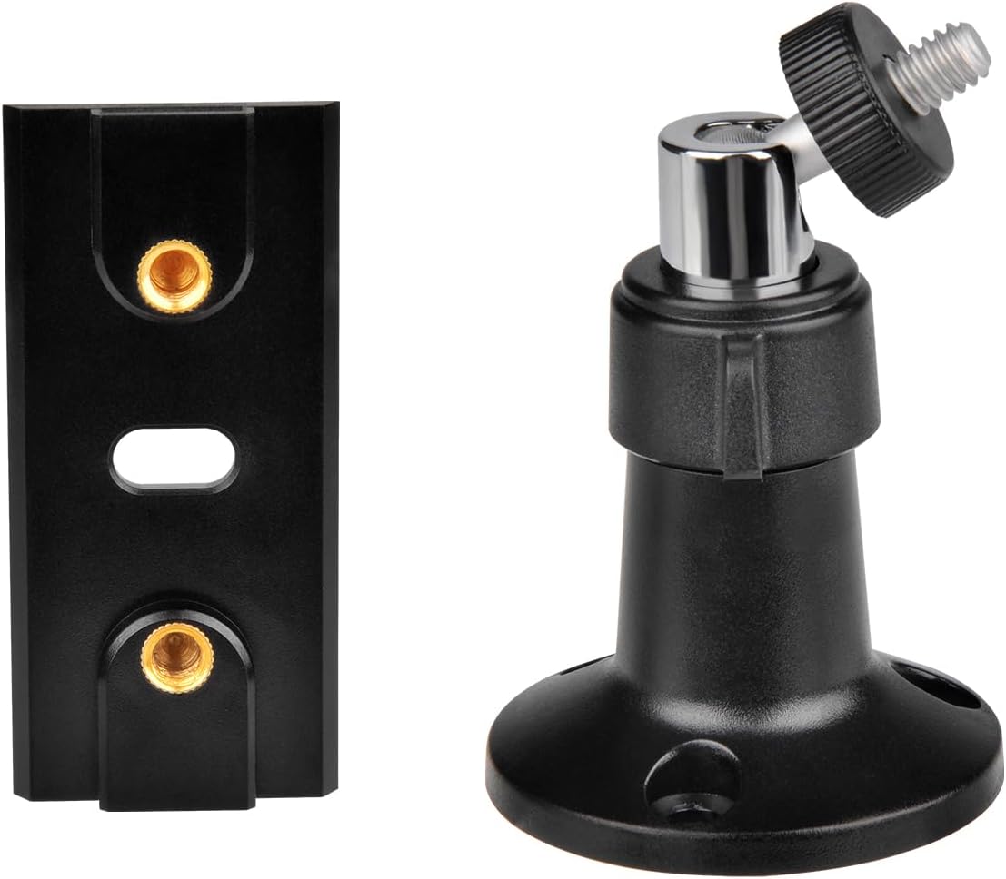 VIEWZONE Wall Mount Bracket for Spotlight Cam Plus and Sotlight Cam Pro, Adjustable Mounting Bracket Camera Holder, Replacement Bracket for Security Camera,1-Pack, Black