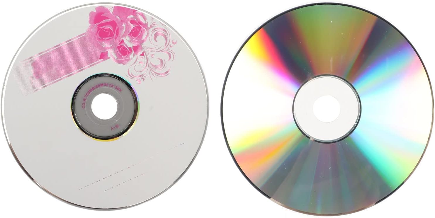CD R Blank Discs, 700MB 52X Recordable Disc, Blank CDs for Burning Music Storing Digital Images Data (10PCS)