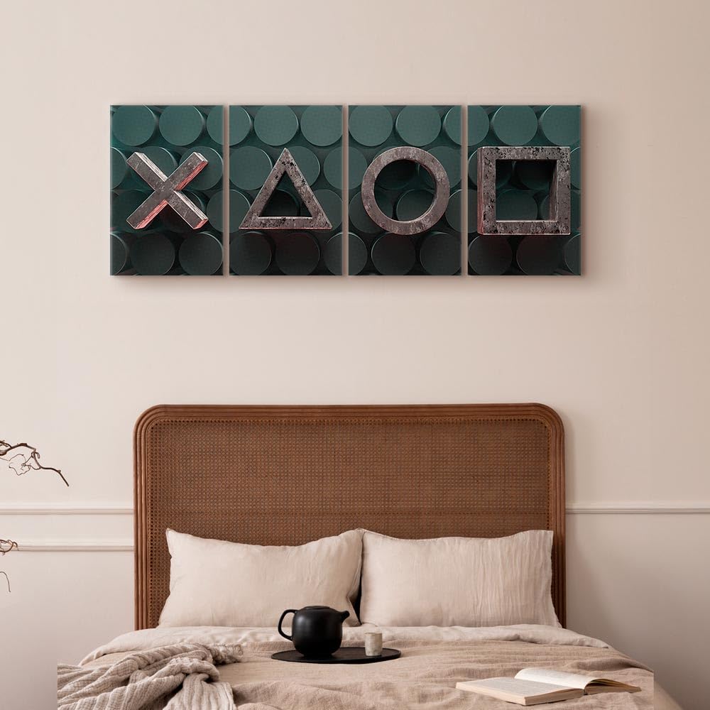 murando - Quadro Acustico pour Gamers Console di gioco schiuma acustica Quadri Moderni Camera da Letto - Stampa su Tela - Pannelli Fonoassorbenti Decorativi - Fonoassorbente Acustiche