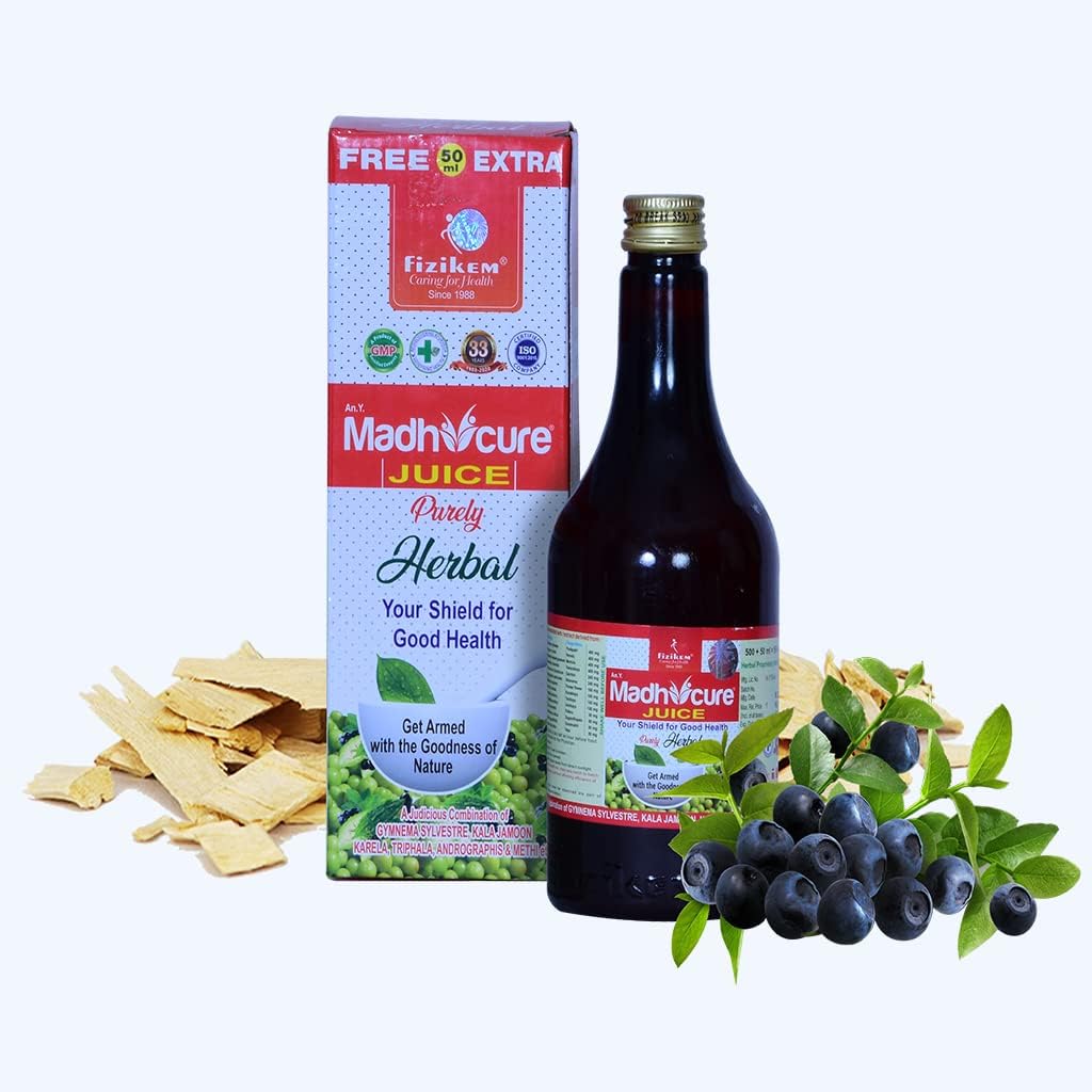 Fizikem | Madhucure Juice - 550ml | An Ayurvedic Proprietary Medicine | Ayurvedic drink | health and wellness | benefits including immune system support | anti-inflammatory properties | (B0DFHKQTWJ) Amazon Price History, Amazon Price Tracker