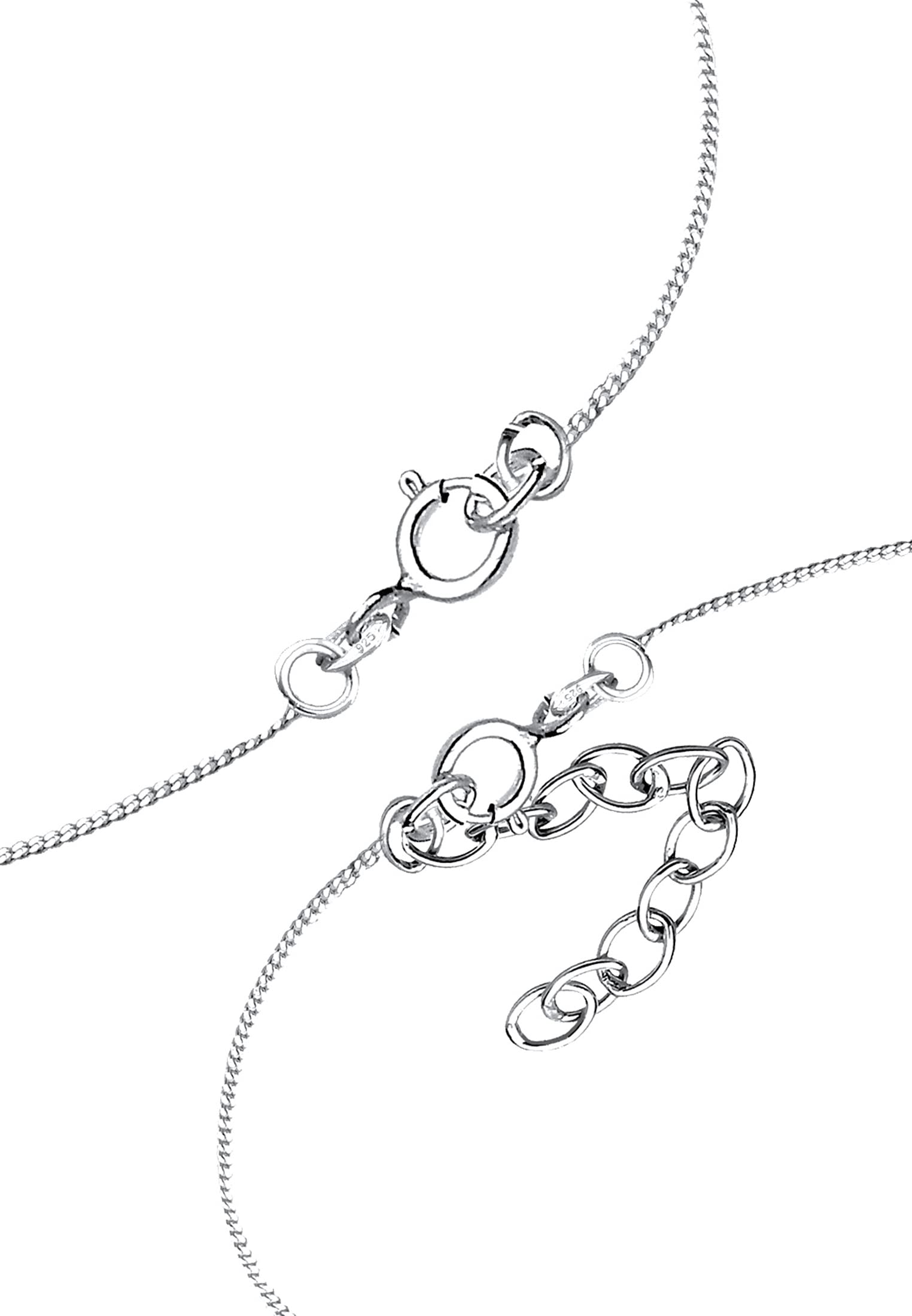 Elli Collares Mujeres Juego Colgante de Estrella Cut-Out Madre Hijo en Plata de Ley 925