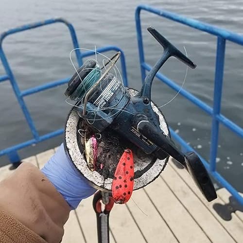 Miniatura 5 de Grtard Kit de pesca con imán de 1200 libras con estuche, imanes de pesca de neodimio súper fuertes, kit completo de imanes de pesca con imanes