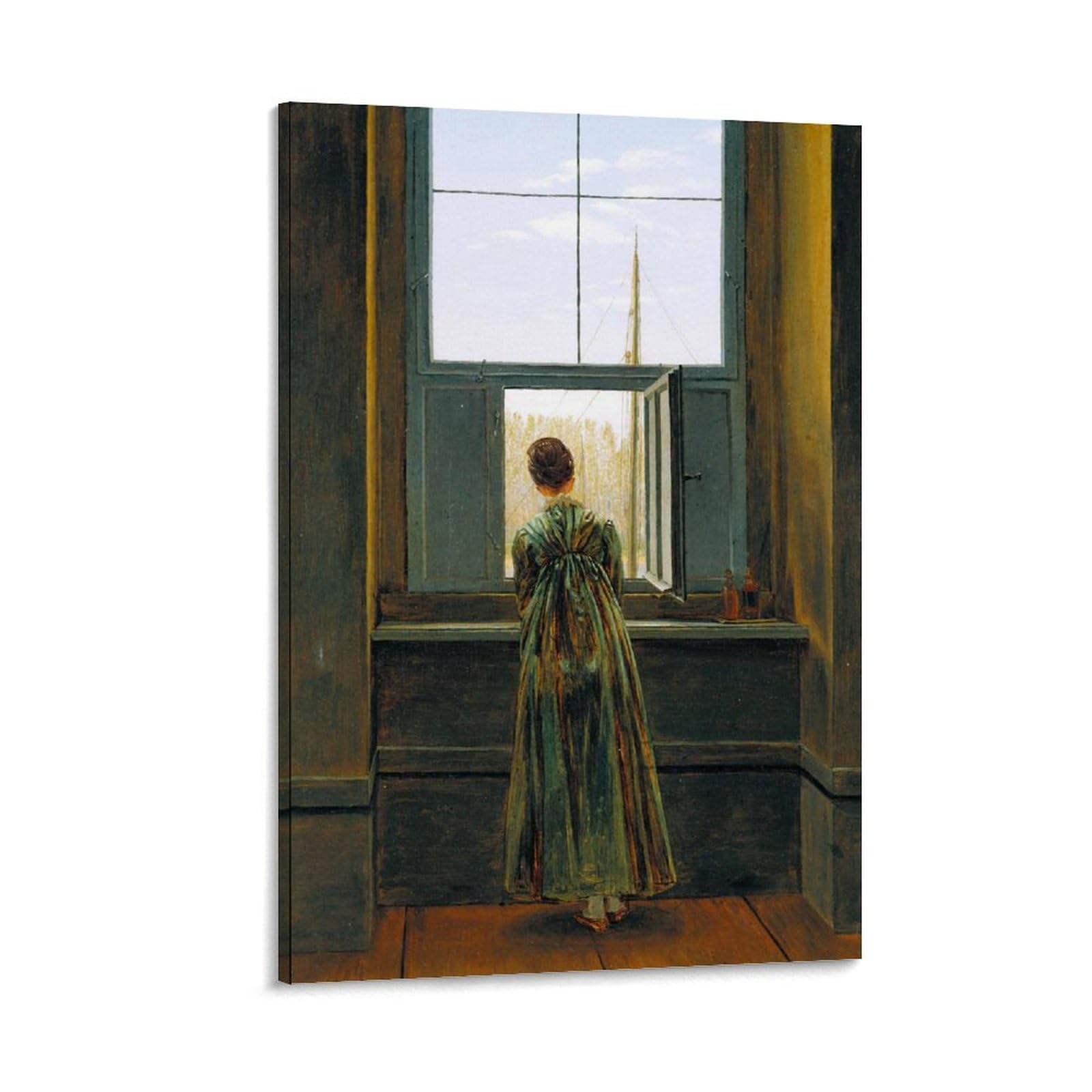 Amazon｜「窓辺の女」Caspar David Friedrichカスパー・ダーヴィト