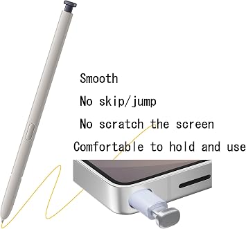 Galaxy S25 Ultra S Pen,Replacement Stylus for Samsung,Black | EMR 4096-level pressure, 0.7mm Pen Tips,palm rejection, fits phone pen slot, no charging