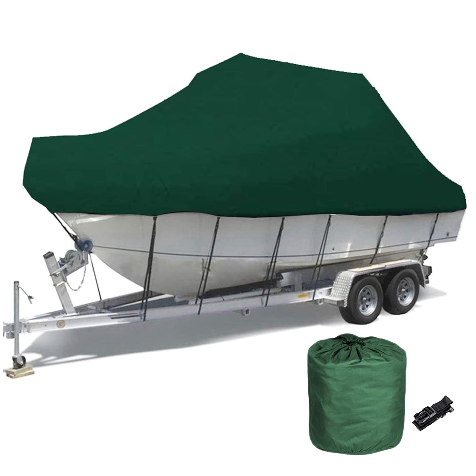 Housse de Bateau 210D, Multi-Tailles pour Coque en V, idéale pour la Protection extérieure, 20 à 22 Pieds : 700 x 254 cm