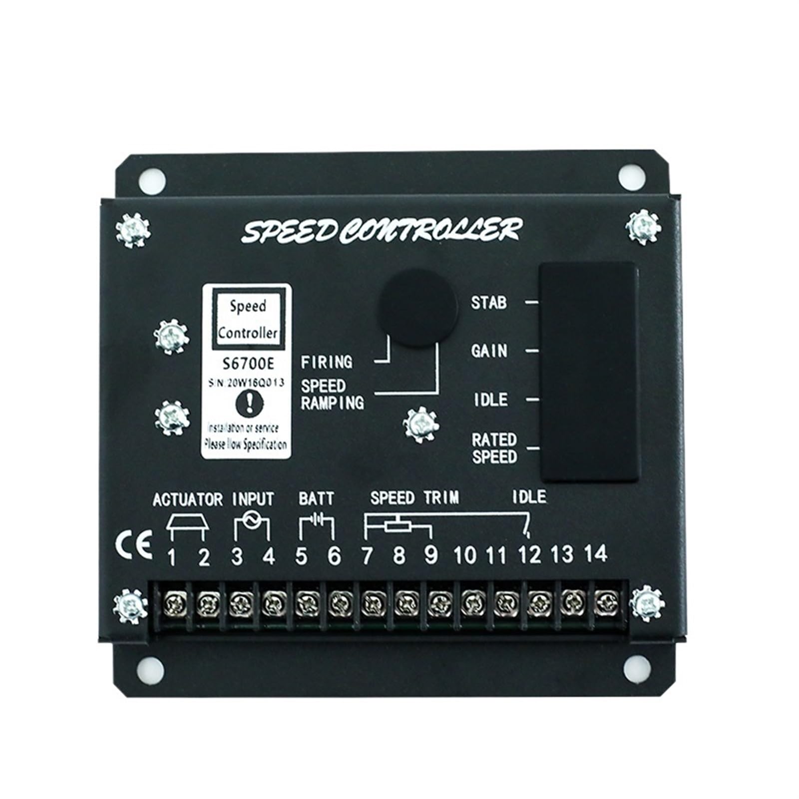 S6700H S6700E regulator prędkości Moduł jednostki sterującej generatora diesla(S6700H)