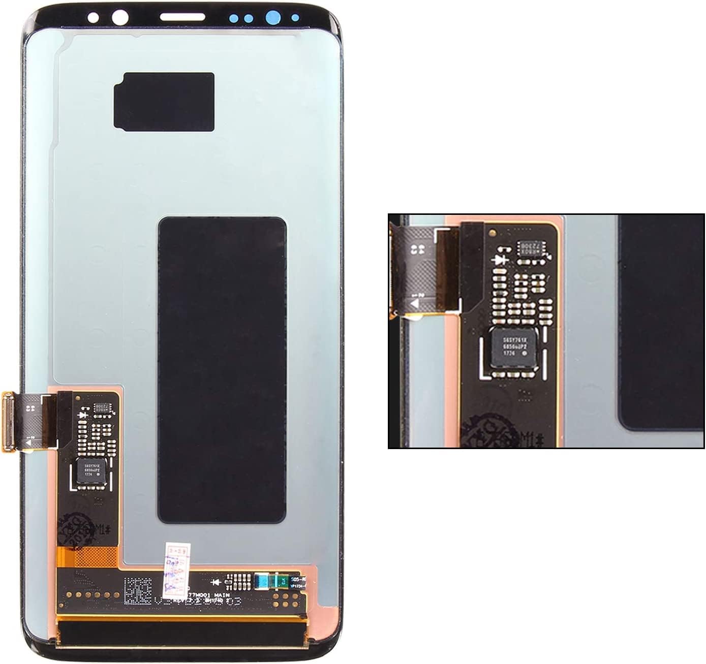 original for samsung galaxy s8 screen replacement for galaxy s8 lcd for galaxy s8 display for sm g950f sm g950u digitizer touch screen assembly repair