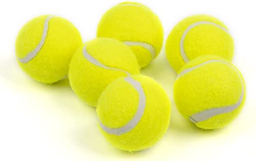 PetPrime 6PCS 2" Tennis Balls, Suitable for Mini Dog Automatic