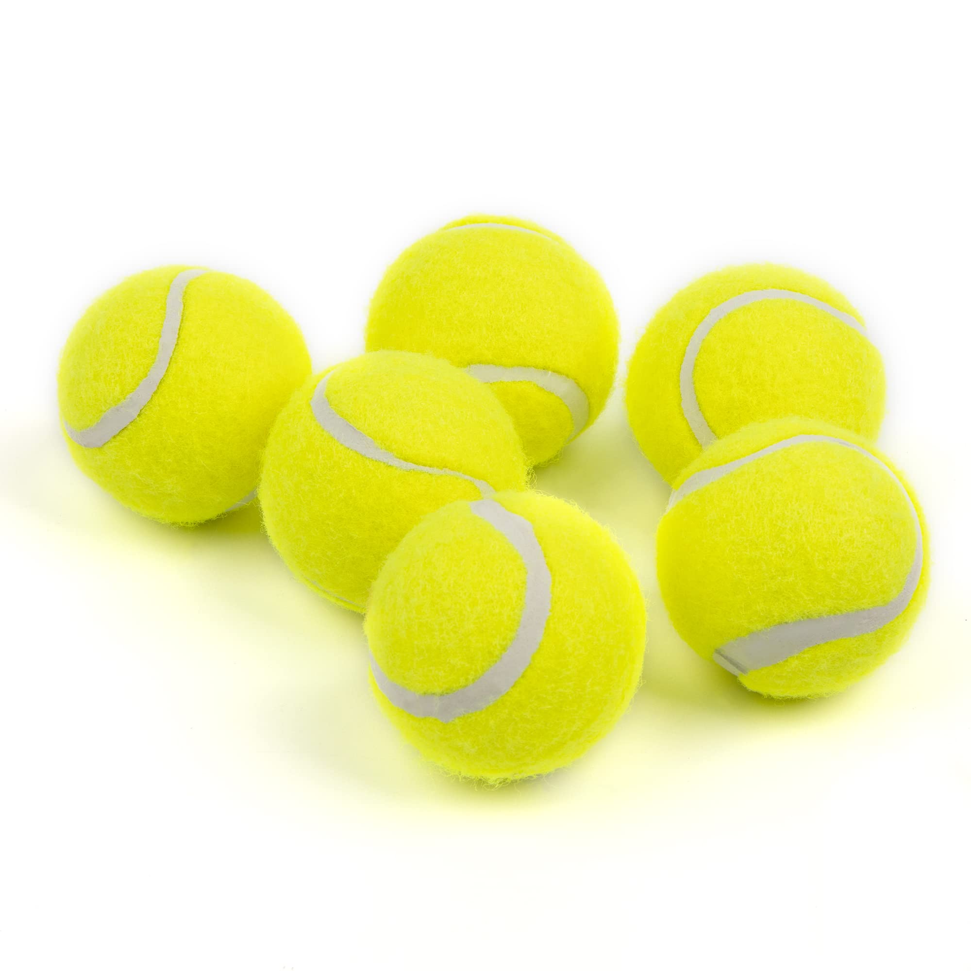 PetPrime 6PCS 2" Tennis Balls, Suitable for Mini Dog Automatic Ball Launcher Interactive Dog Fetch Toy Pet Ball Thrower Throwing Game Launcher