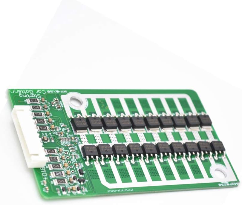 Taidacent 800A Car Start High Current 4-10 Series 2.4V LTO Protection Board 3.2V LiFePo4 Protection Board Balanced BMS Lithium Battery Charger Protection Board (LiFePo4, 9 String)