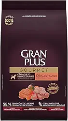 Granplus Ração Granplus Gourmet Para Cães Adultos De Porte Medio E Grande Sabor Salmao E Frango Affinity 10 1Kg