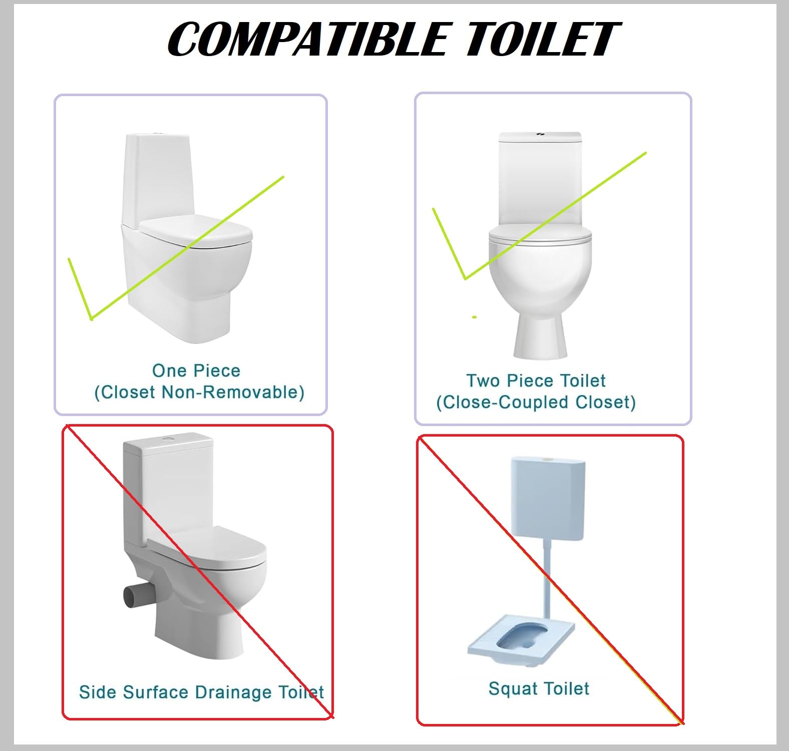 JAGGER JAG347 Plastic Anti-Siphon Toilet Flush Tank Fill Valve Adjustable 6" to 10" Flush Tank Ball Cock Repair Kit Suitable for One and Two Piece Toilets Commodes (UNIVERSAL FLUSH VALVE, 1) 4
