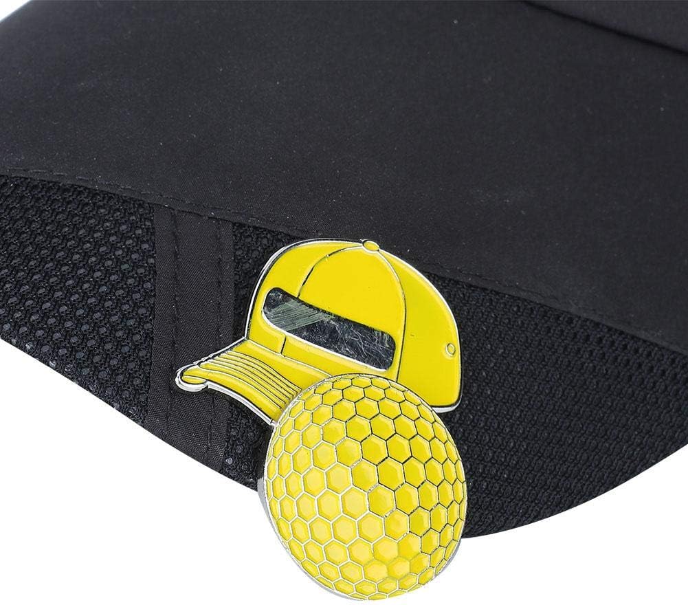 review Mootea Golf Marker Golf Clip Marker Durable Outdoor Metal Magnetic Golf Ball Mark with Hat Clip Golfer Accessory