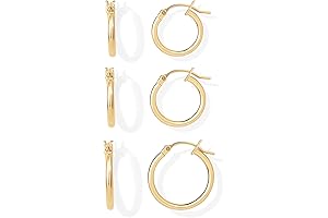 Exquisite 18K Gold Small Hoop Earrings for Women: A Touch of Elegance