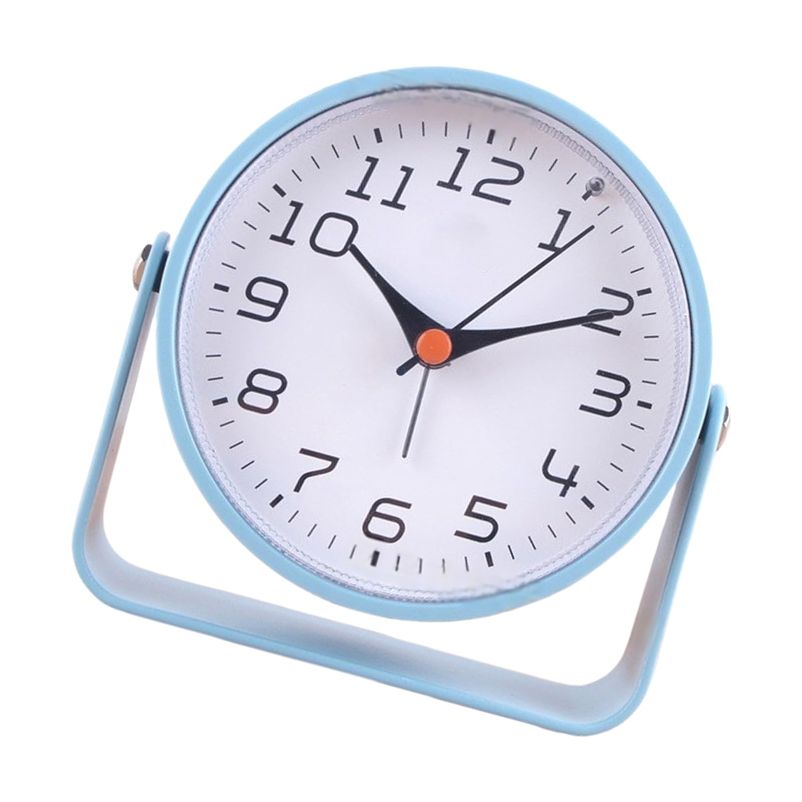 Xjdzineq Desk Clock Battery Power Quiet NonTicking Metal Design for Enhancing Aesthetic Appeal in Any Room Decorative Desk Clock