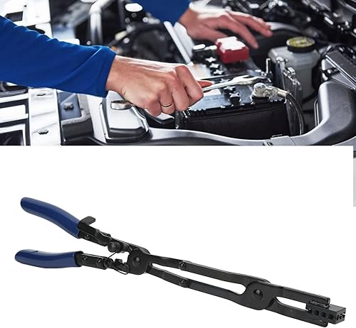 Miniatura 3 de Alicates de abrazadera de manguera larga, agarre cómodo de metal universal, punta de corte cruzado, herramienta de reparación automática para