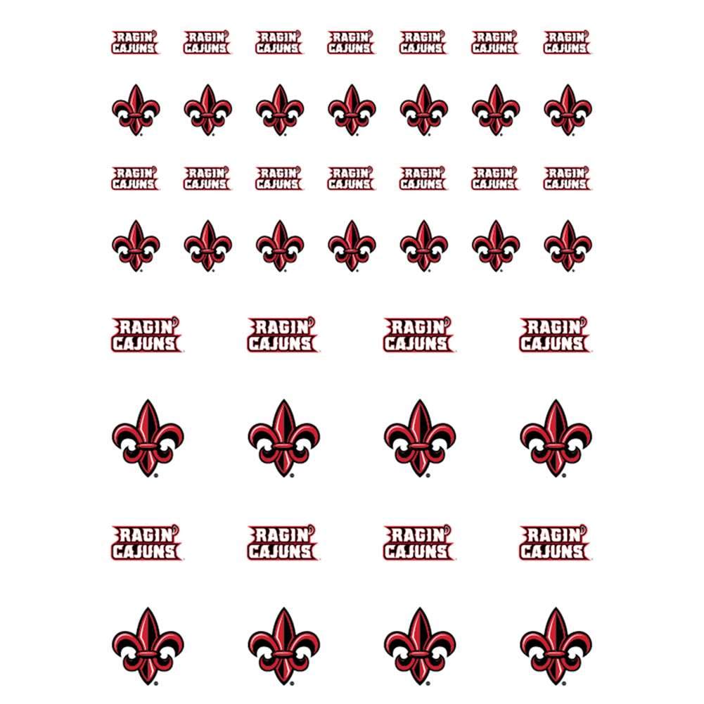 Louisiana Lafayette Ragin Cajuns Small Sticker Sheet - 2 Sheets