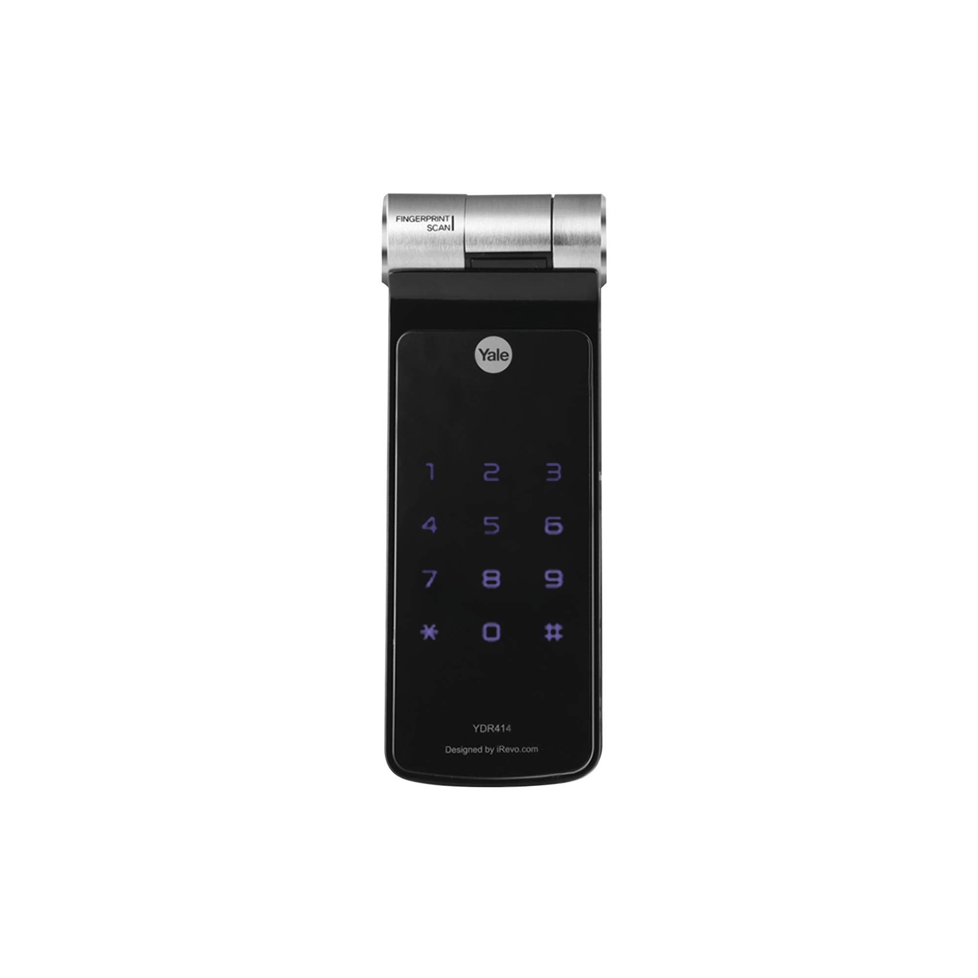 Yale YDR 414 Smart Rim Lock with Biometric, Pin & Mechanical Key Access, Color- Black(Free Installation) (B07CH52FFQ) Amazon Price History, Amazon Price Tracker