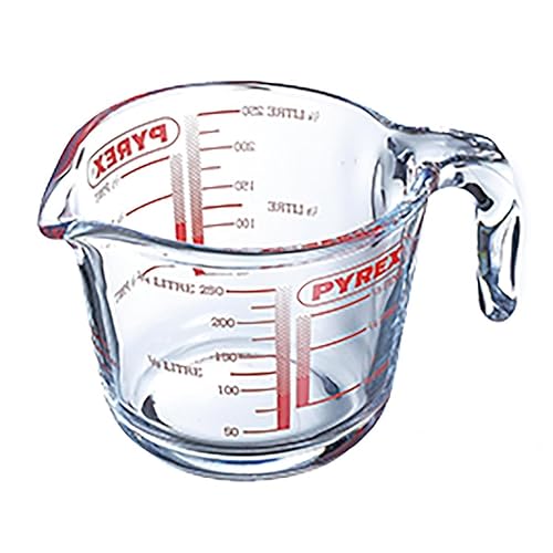 Pyrex vetro 0, 25L misurino, Vetro, trasparente, 0.3 x 0.201