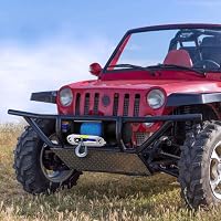 Anbull Elektromos Csörlő 12V 4500LBS/2045kg - Szintetikus Kötéllel, IP67 Vízálló, Vezeték Nélküli Távirányítóval - ATV UTV Kompatibilis 4