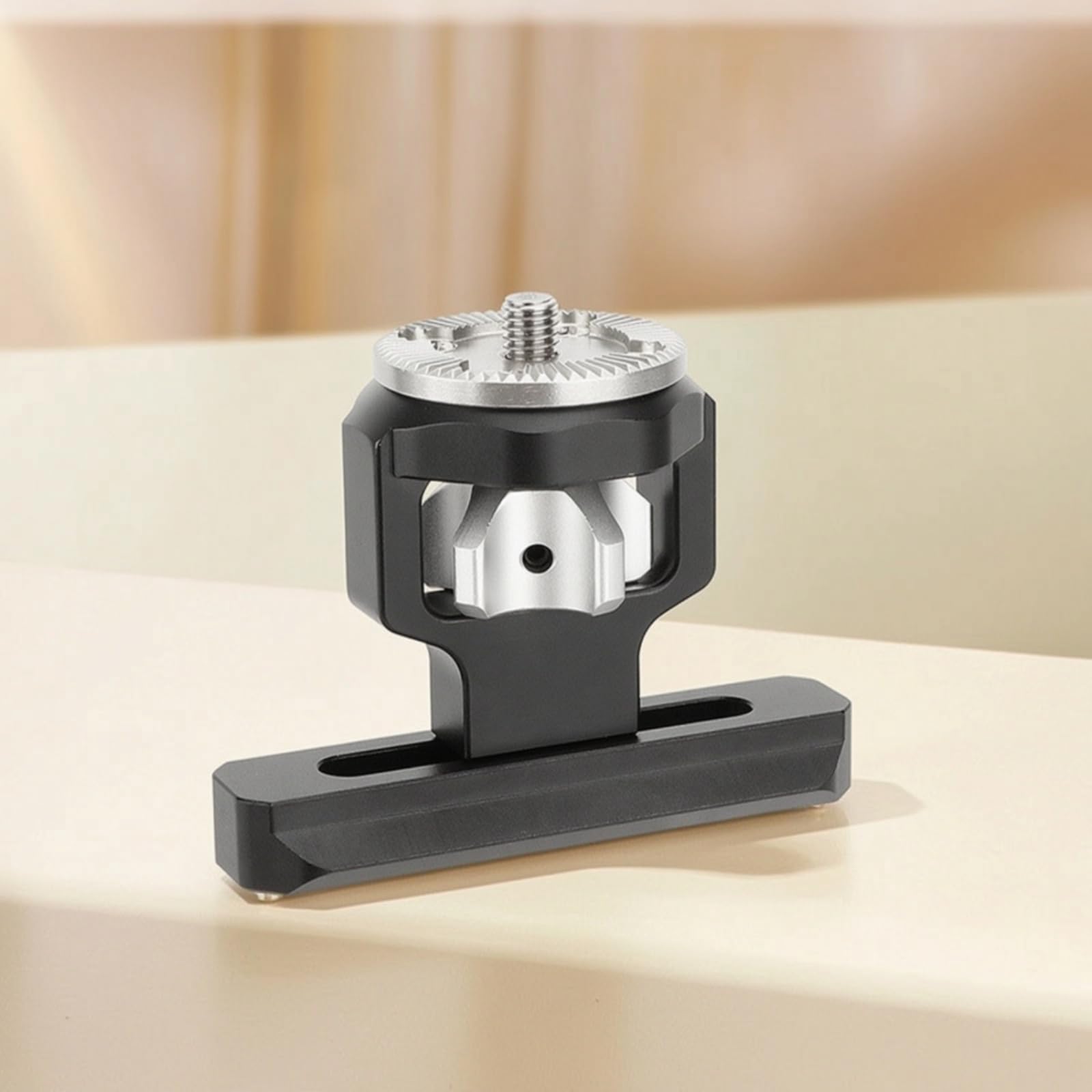 Piastra con Vite da 1/4 Basso Profilo Supporto Compatto Accessorio per Creatore di Contenuti Video, Operatori di Fotocamera, Riprese Video