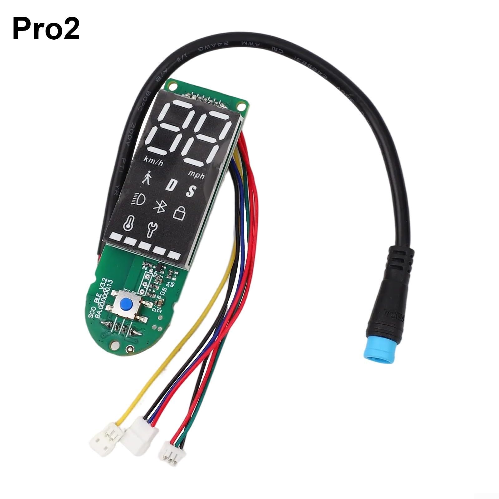 Pantalla de tablero de instrumentos de scooter eléctrico para Xiaomi M365/Pro/Pro2/MI3 Pro Compact 7x3x2cm Placa de circuito de repuesto (Pro2)