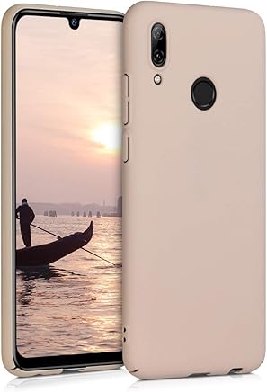kwmobile Funda para Huawei P Smart (2019) - Carcasa [Trasera] Protectora de [Silicona] - Cover Duro en [Rosa Oro Mate]