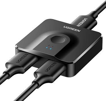UGREEN HDMI Switch 4K@60Hz Bi-directional HDMI Splitter 2 In 1 Out
