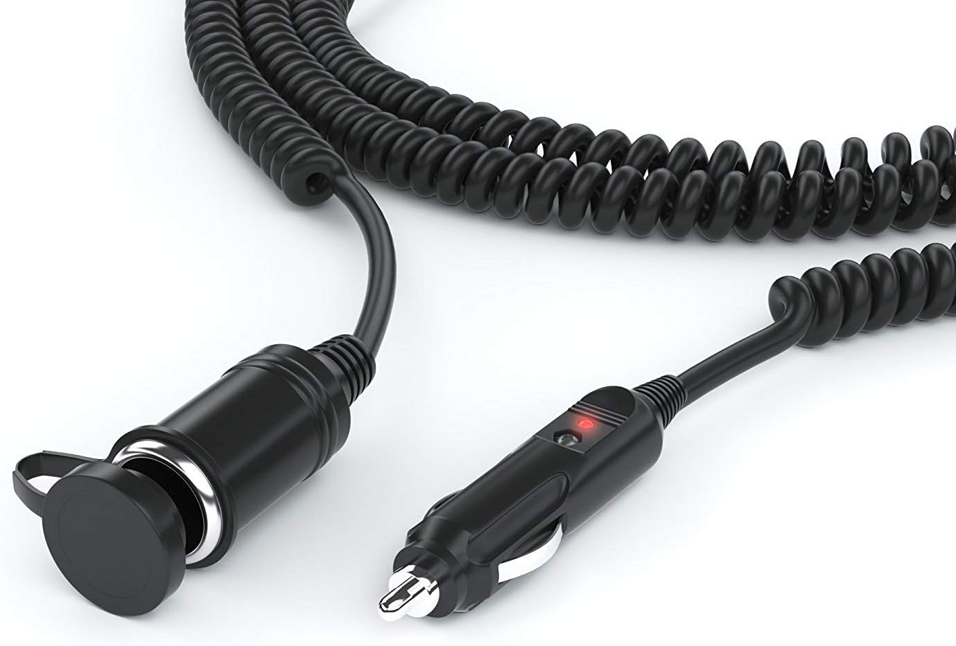 Cigarette Lighter Extension Cord 12V Car Charger Socket