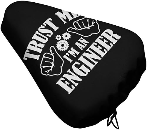 Trust Me I'm an Engineer Bicycle Seat Cover Waterproof Bike Seat Cushion Cover Protector Saddle Cover for Outdoor Biking