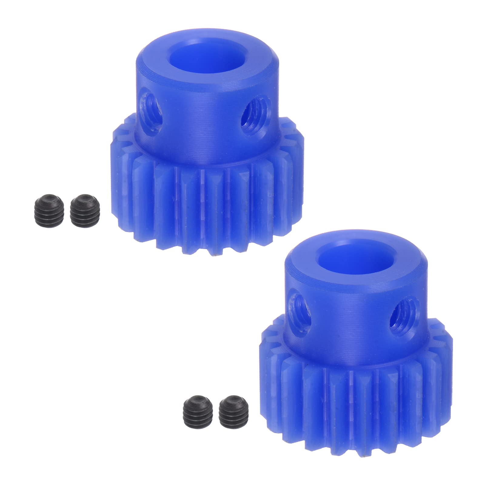 Amazon | uxcell スパーギア 平歯車 7mm内穴 ピニオンギヤ 20T 1