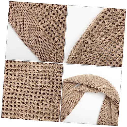 Bolso de playa de ganchillo artesanal con diseño hueco transpirable 7