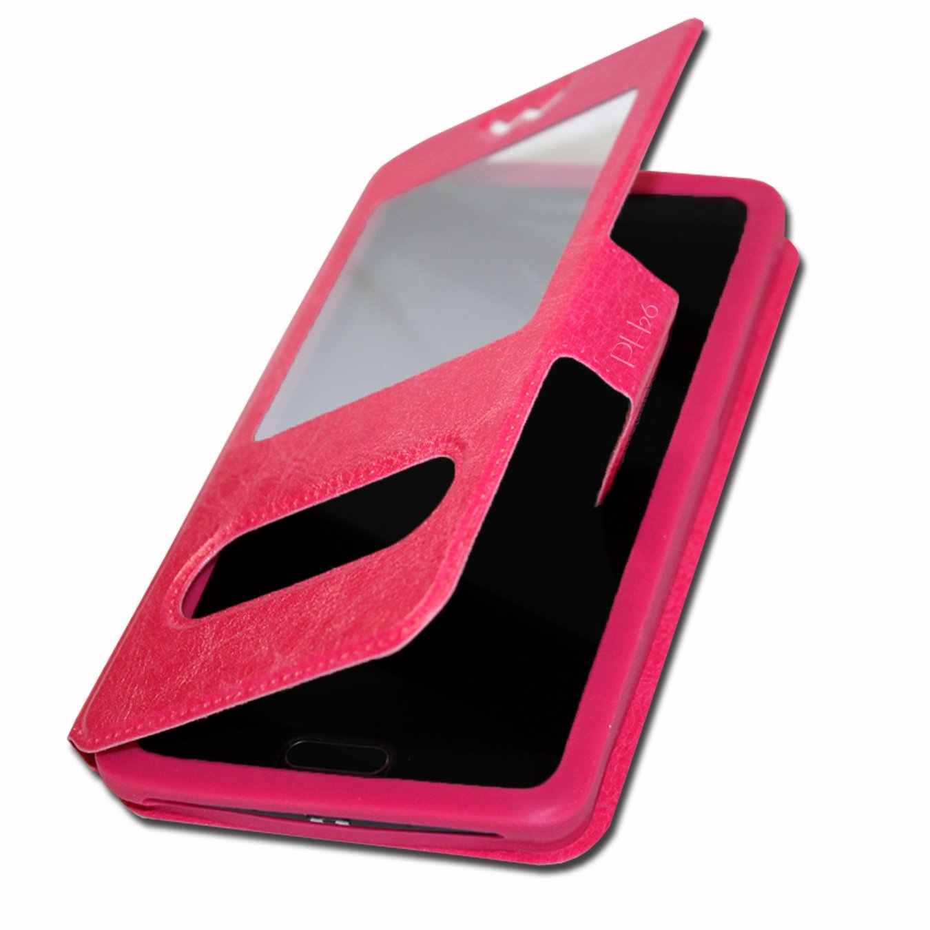 V-Mobile R11S Custodia A Portafoglio Ultra Sottile Con 2 Finestre – Pelle Ecologica - 2
